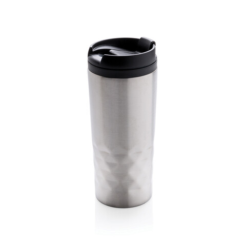Geometrischer Becher silber bedrucken, Art.-Nr. P432.362