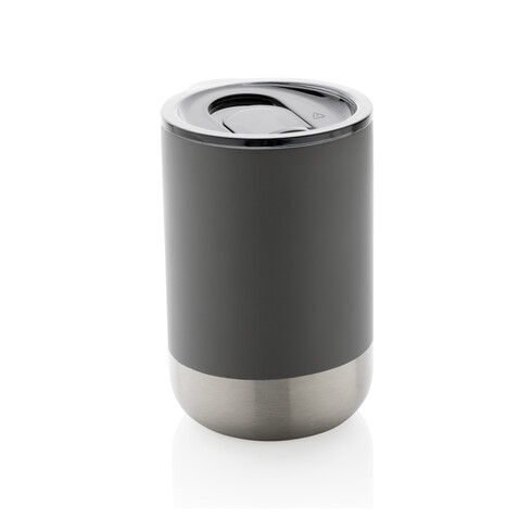 RCS recycelter Stainless Steel Becher grau bedrucken, Art.-Nr. P433.062