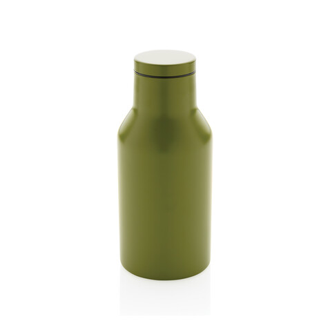 RCS recycelte Stainless Steel Kompakt-Flasche grün bedrucken, Art.-Nr. P433.197