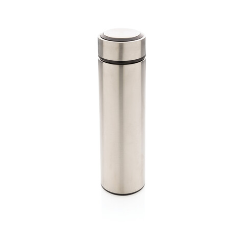 Vakuum Stainless Steel Flasche mit gebürstetem Metalldeckel silber bedrucken, Art.-Nr. P433.392 Vakuum Stainless Steel Flasche mit gebürstetem Metalldeckel silber bedrucken, Art.-Nr. P433.392