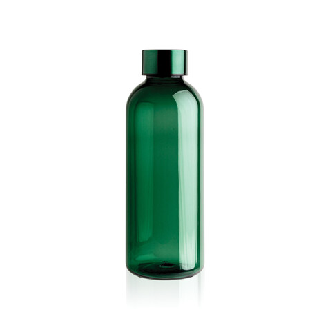 Auslaufsichere Trinkflasche mit Metalldeckel grün bedrucken, Art.-Nr. P433.447