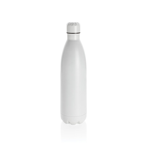 Solid Color Vakuum Stainless-Steel Flasche 1L weiß bedrucken, Art.-Nr. P436.913