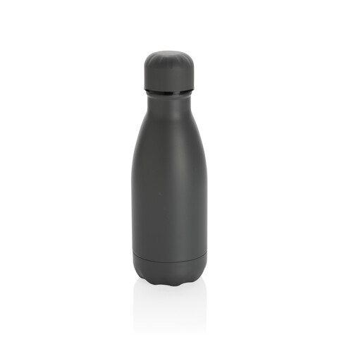 Solid Color Vakuum Stainless-Steel Flasche 260ml grau bedrucken, Art.-Nr. P436.962