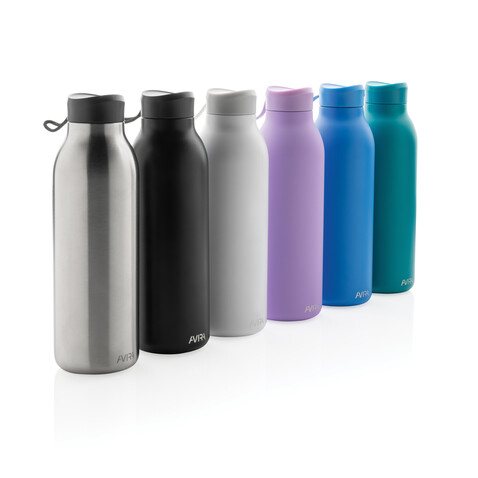 Avira Avior RCS recycelte Stainless-Steel Flasche 500ml lila bedrucken, Art.-Nr. P438.009