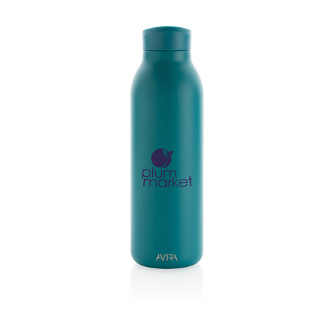 Avira Avior RCS recycelte Stainless-Steel Flasche 500ml turkis bedrucken, Art.-Nr. P438.007