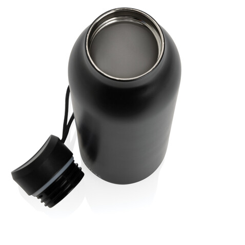 Avira Avior RCS recycelte Stainless-Steel Flasche 500ml schwarz bedrucken, Art.-Nr. P438.001