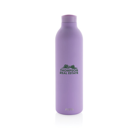 Avira Avior RCS recycelte Stainless-Steel Flasche 1L lila bedrucken, Art.-Nr. P438.019