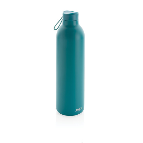Avira Avior RCS recycelte Stainless-Steel Flasche 1L turkis bedrucken, Art.-Nr. P438.017