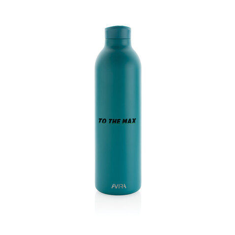 Avira Avior RCS recycelte Stainless-Steel Flasche 1L turkis bedrucken, Art.-Nr. P438.017