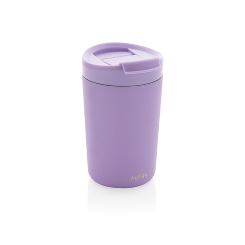 Avira Alya RCS recycelter Stainless-Steel Becher 300ml lila bedrucken, Art.-Nr. P438.029