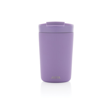 Avira Alya RCS recycelter Stainless-Steel Becher 300ml lila bedrucken, Art.-Nr. P438.029