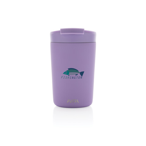 Avira Alya RCS recycelter Stainless-Steel Becher 300ml lila bedrucken, Art.-Nr. P438.029
