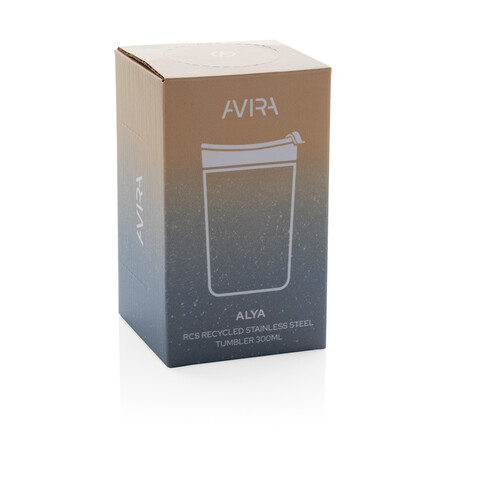 Avira Alya RCS recycelter Stainless-Steel Becher 300ml lila bedrucken, Art.-Nr. P438.029