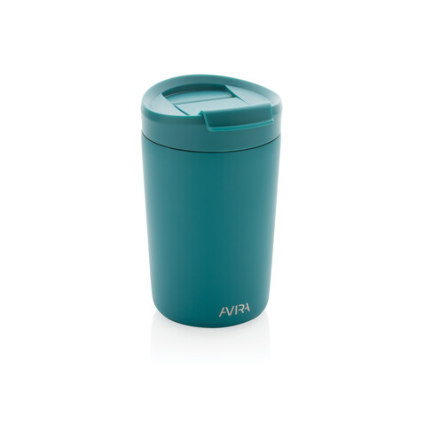 Avira Alya RCS recycelter Stainless-Steel Becher 300ml turkis bedrucken, Art.-Nr. P438.027