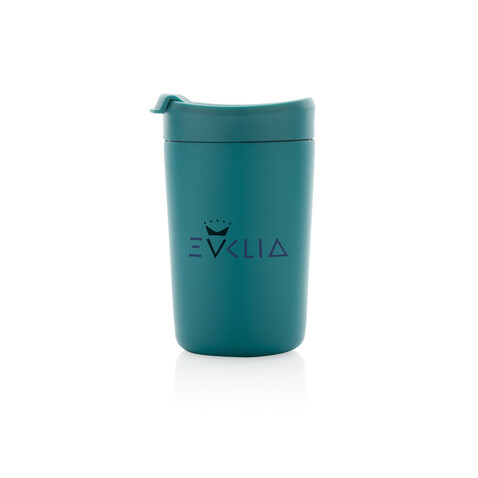 Avira Alya RCS recycelter Stainless-Steel Becher 300ml turkis bedrucken, Art.-Nr. P438.027