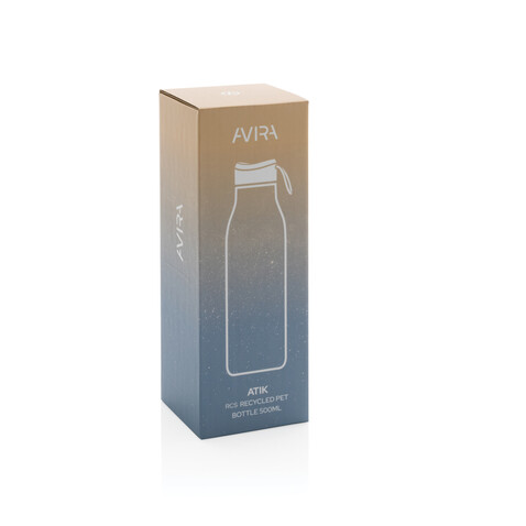 Avira Atik RCS recycelte PET-Flasche 500ml lila bedrucken, Art.-Nr. P438.039
