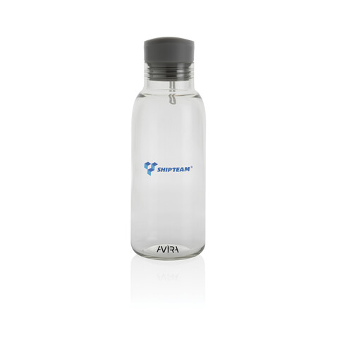 Avira Atik RCS recycelte PET-Flasche 500ml transparent bedrucken, Art.-Nr. P438.030