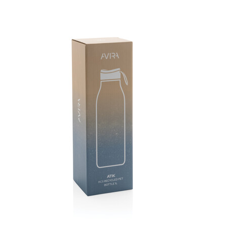 Avira Atik RCS recycelte PET-Flasche 1L lila bedrucken, Art.-Nr. P438.049