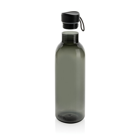 Avira Atik RCS recycelte PET-Flasche 1L schwarz bedrucken, Art.-Nr. P438.041