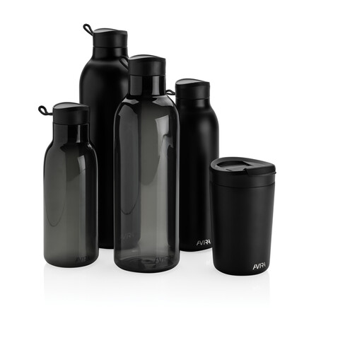 Avira Atik RCS recycelte PET-Flasche 1L schwarz bedrucken, Art.-Nr. P438.041