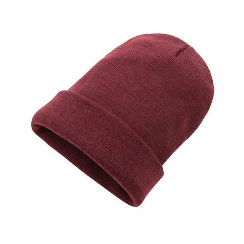 Impact Polylana® Beanie mit AWARE™ Tracer rot bedrucken, Art.-Nr. P453.344