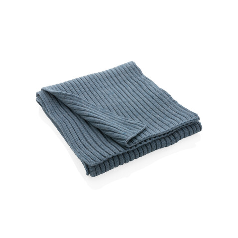 Impact AWARE™ Polylana® Strickschal 180x25cm Sage blue bedrucken, Art.-Nr. P453.445