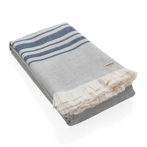 Ukiyo Yumiko AWARE™ Hamamtuch 100x180cm navy blau bedrucken, Art.-Nr. P453.795