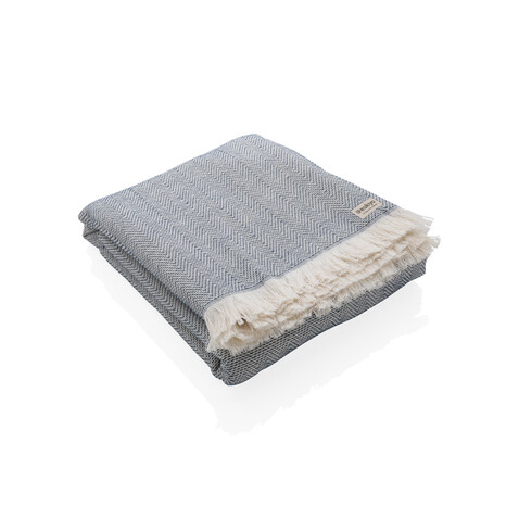 Ukiyo Hisako AWARE™ Four Seasons Handtuch/Decke 100x180cm navy blau bedrucken, Art.-Nr. P453.805