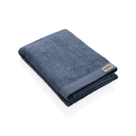 Ukiyo Sakura AWARE™ 500gr/m² Badetuch 70 x 140cm blau bedrucken, Art.-Nr. P453.825