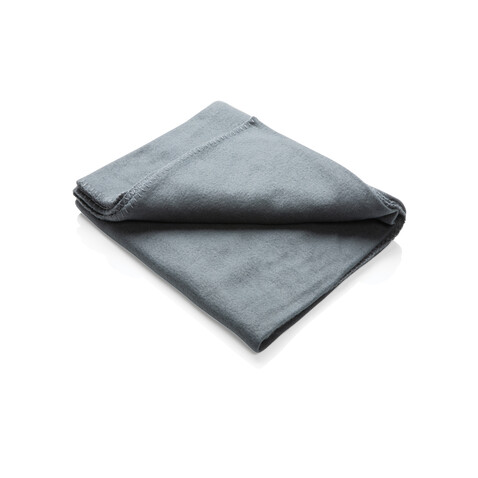 Fleece-Decke im Etui anthrazit bedrucken, Art.-Nr. P459.062