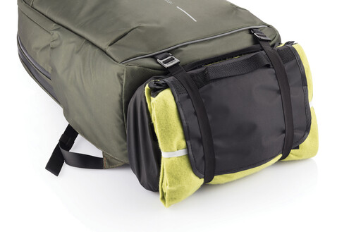 Bobby Explore Rucksack grün, schwarz bedrucken, Art.-Nr. P705.917