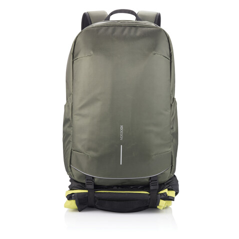 Bobby Explore Rucksack grün, schwarz bedrucken, Art.-Nr. P705.917