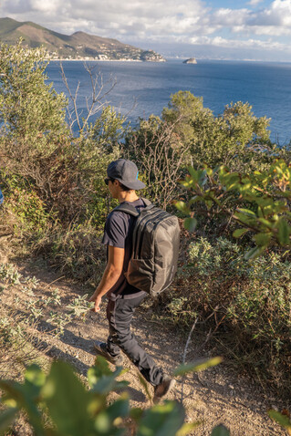 Bobby Explore Rucksack grün, schwarz bedrucken, Art.-Nr. P705.917