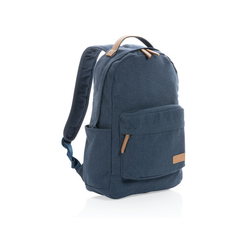 Impact AWARE™ 16 oz. rCanvas Rucksack blau bedrucken, Art.-Nr. P760.225