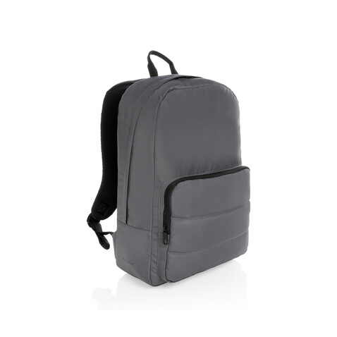 Impact AWARE™ RPET Basic 15,6" Laptop-Rucksack anthrazit bedrucken, Art.-Nr. P762.012