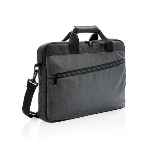 900D Laptop-Tasche, PVC-frei schwarz bedrucken, Art.-Nr. P762.421