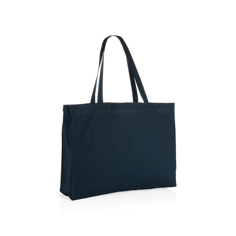Impact AWARE™ recycelte Baumwoll-Shopper 145gr navy blau bedrucken, Art.-Nr. P762.659