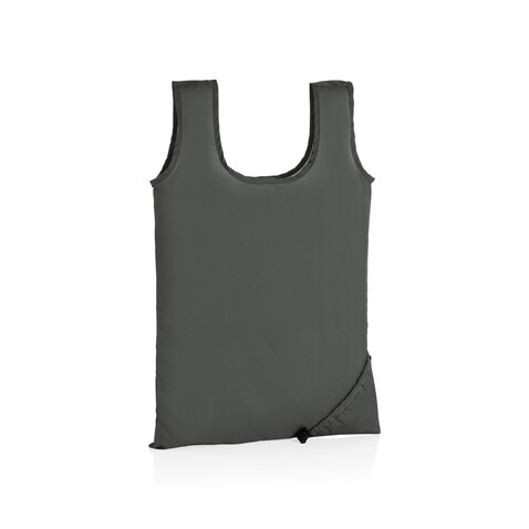 Impact AWARE™ RPET 190T faltbarer Shopper anthrazit bedrucken, Art.-Nr. P762.672