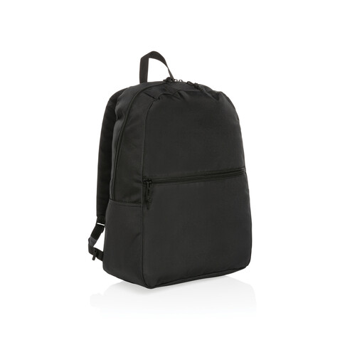 Impact AWARE™ RPET Basic Rucksack schwarz bedrucken, Art.-Nr. P762.731