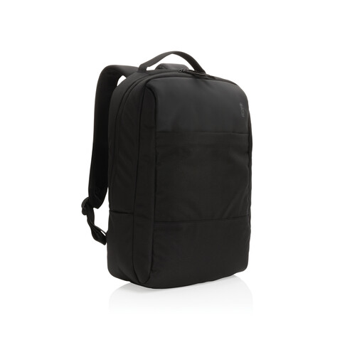 Swiss Peak AWARE™ RPET 15,6&quot; Day-Pack schwarz bedrucken, Art.-Nr. P762.741