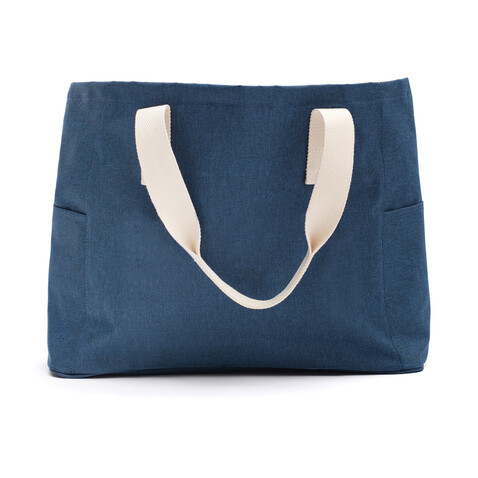 VINGA Sortino Strandtasche blau bedrucken, Art.-Nr. 51332