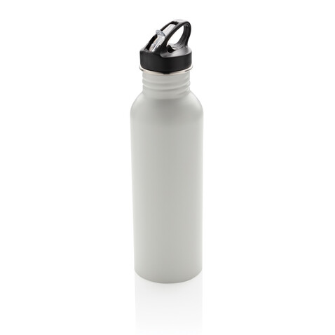 Deluxe Sportflasche aus Edelstahl off white bedrucken, Art.-Nr. P436.423