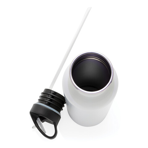Deluxe Sportflasche aus Edelstahl off white bedrucken, Art.-Nr. P436.423
