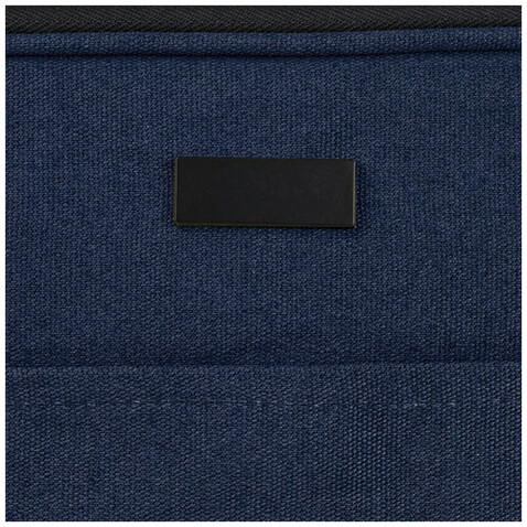 Joey 14&quot; Laptophülle aus GRS recyceltem Canvas 2 L, navy bedrucken, Art.-Nr. 12068055
