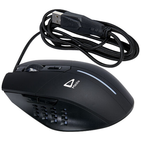 Gleam RGB Gaming-Maus, schwarz bedrucken, Art.-Nr. 12429190