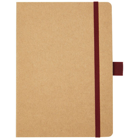 Berk Notizbuch aus recyceltem Papier, rot bedrucken, Art.-Nr. 10781521