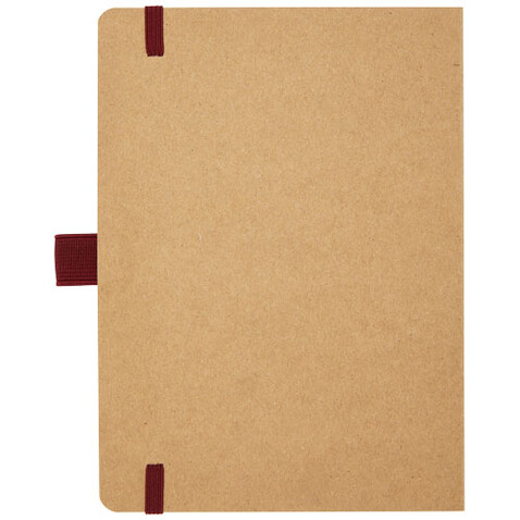 Berk Notizbuch aus recyceltem Papier, rot bedrucken, Art.-Nr. 10781521