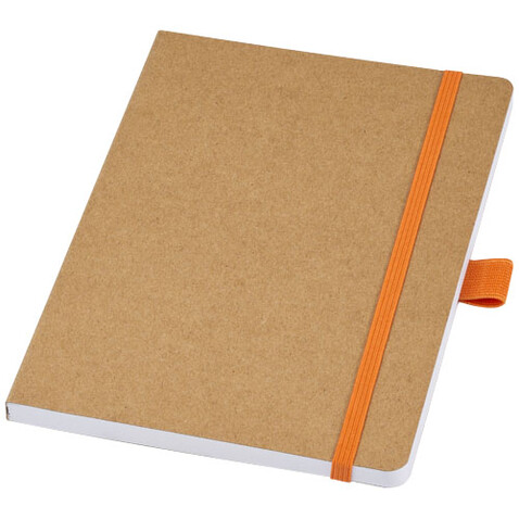 Berk Notizbuch aus recyceltem Papier, orange bedrucken, Art.-Nr. 10781531