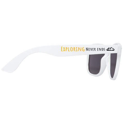 Sun Ray recycelte Sonnenbrille, weiss bedrucken, Art.-Nr. 12703101