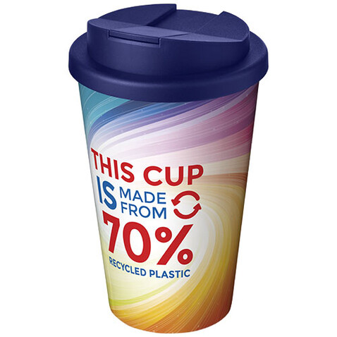 Brite-Americano® Eco 350 ml Isolierbecher mit auslaufsicherem Deckel, blau bedrucken, Art.-Nr. 21049391 Brite-Americano® Eco 350 ml Isolierbecher mit auslaufsicherem Deckel, blau bedrucken, Art.-Nr. 21049391